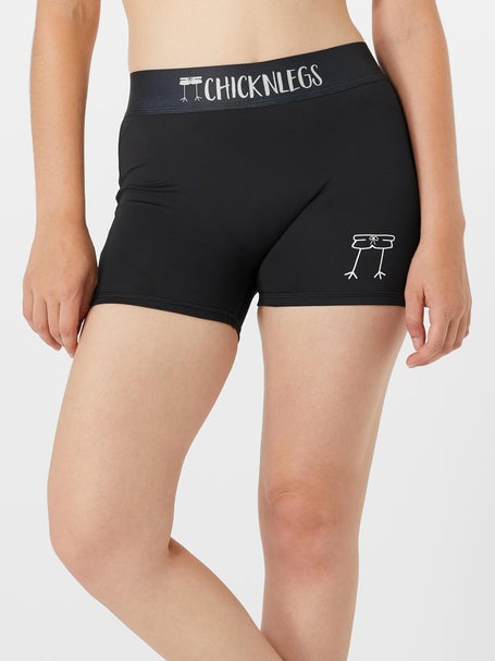 ChicknLegs Womens Black 3 Compression Shorts