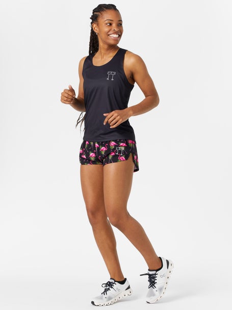 ChicknLegs Women's Black Flamingo 1.5 Split Shorts