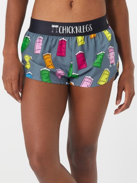 ChicknLegs Women's Porta Potty 1.5 Split Shorts