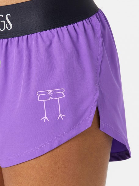 ChicknLegs Wom 1.5 Split Shorts\ G Purple