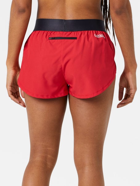 Women's Red 3 Compression Shorts – ChicknLegs