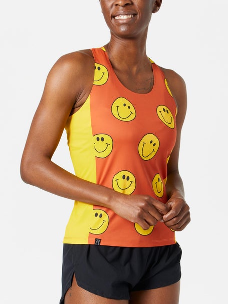 ChicknLegs Womens Smileys Performance Singlet