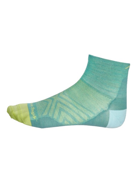Darn Tough Womens Run 1/4 Ultra-Light Socks Aqua