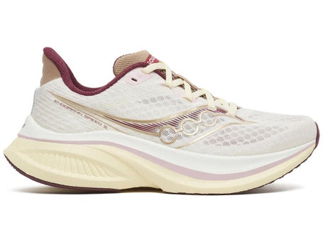 Saucony Endorphin Speed 5\Womens Shoes\Ivory/Maroon