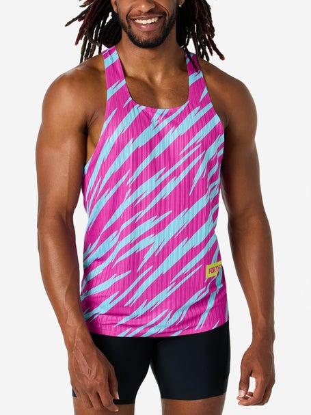 For The Run Mens Harper Tigerbolt Singlet