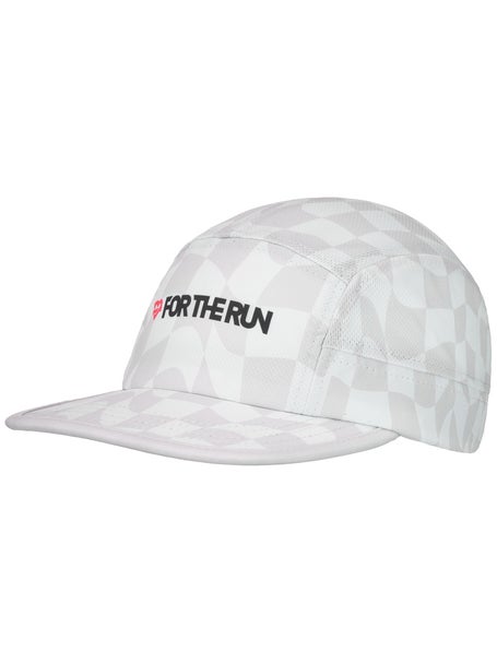 For the Run LFG White Checkered Hat