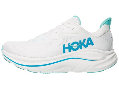 HOKA Clifton 10\Mens Shoes\White/Skyward Blue