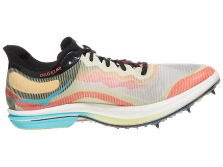 HOKA Cielo X 3 MD Spikes Unisex Black/Yuzu | Running Warehouse display picture 2