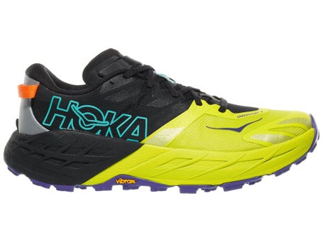HOKA Speedgoat 7\Mens Shoes\Black/HOKA Citrus