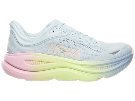 HOKA Bondi 9\Womens Shoes\Glimmering Blue/Overcast