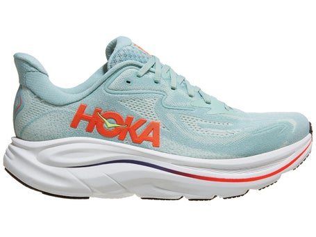 HOKA Clifton 10\Mens Shoes\Sage/Neon Flame