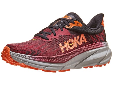 Hoka Challenger ATR 7 Trailrunning Shoes - Men's, Cabernet/Flame, 12D,  1134497-CTFL-12D — Mens Shoe Size: 12 US, Mens Shoe Width: Medium, Color