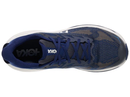 HOKA ONE Challenger 8 Trail Running Shoes Midnight Blue Grout Size 12.5 Men\'s Mens Hoka Challenger 8 Wide in Midnight Blue/ Grout – Lucky  main image 4