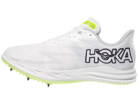 HOKA Crescendo MD Spikes Unisex White/Nimbus Cloud | Running Warehouse