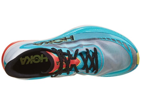 HOKA Cielo X1 2.0 Unisex Shoes Frost/Black | Running Warehouse display picture 2