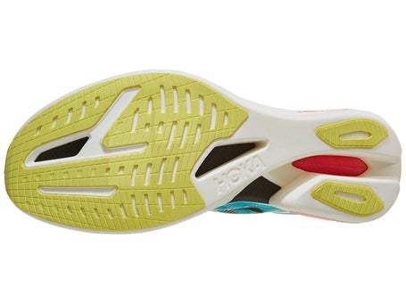 HOKA Cielo X1 2.0 Unisex Shoes Frost/Black | Running Warehouse display picture 1