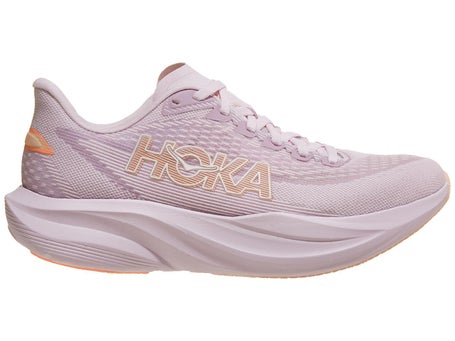HOKA Mach 7\Womens Shoes\Lilac Cream/Tangerine Glow