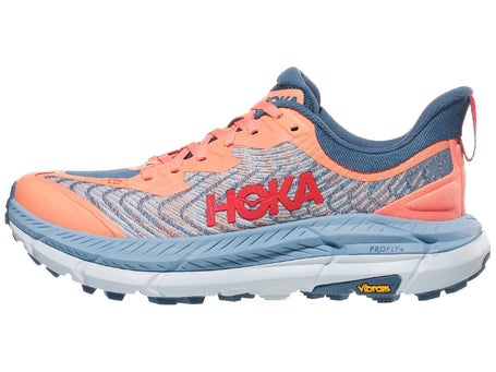 HOKA Mafate Speed 4 Women's Shoes Papaya/Real Teal | Running Warehouse