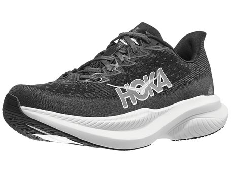 HOKA Mach Men's Shoes Black/White Running Warehouse