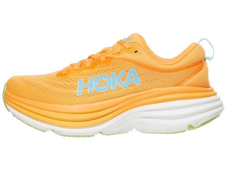 HOKA Bondi 8 Women's Shoes Solar Flare/Lettuce | Running Warehouse