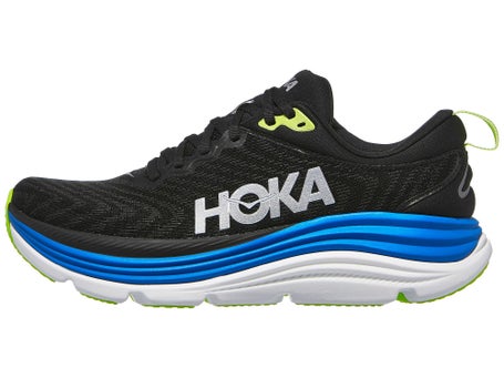 HOKA Gaviota 5 Men's Shoes Black/Electric Cobalt | Running Warehouse