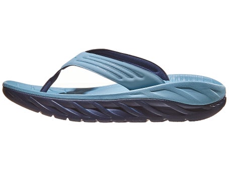 HOKA hombre ORA RECOVERY FLIP OMBRE BLUE / FIESTA — Tri For Fun