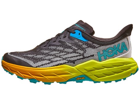 HOKA Speedgoat 5 Men's Shoes Black/Evening Primrose | Running Warehouse