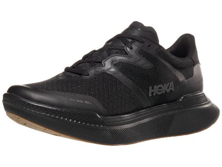 HOKA Transport X Unisex Shoes Black/Black Running Warehouse
