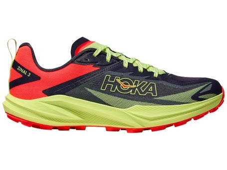 HOKA Zinal 3\Mens Shoes\Squid Ink/Neon Yuzu