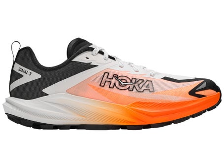 HOKA Zinal 3\Mens Shoes\Frost/Neon Tangerine