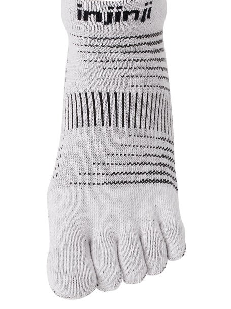 Injinji Run Original Weight No-Show Toesocks Gray Running Warehouse