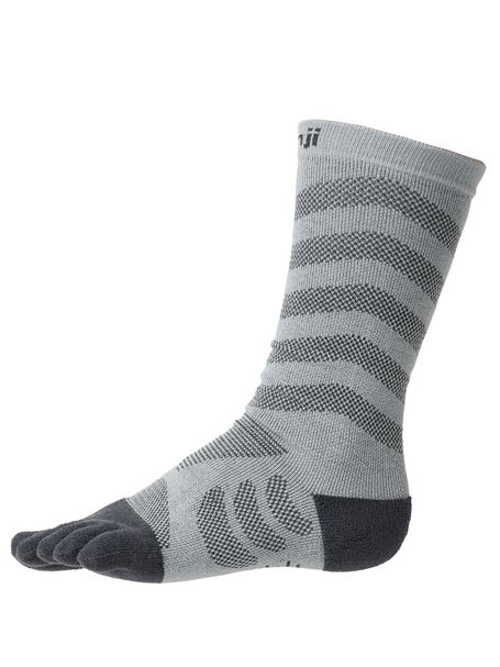 Injinji Women's Ultra Run Crew Toesocks Slate