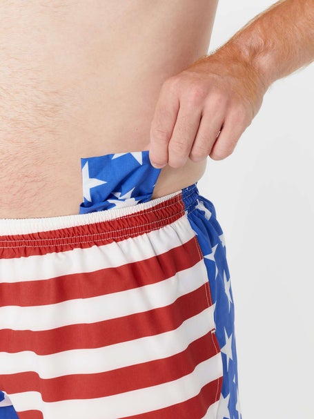 Mens Patriotic Boxer Shorts American USA Flag Boxers Quick Dry Swim