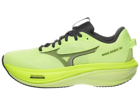 Mizuno Wave Rider 30\Mens Shoes\Lime Pulp/Black Oyster
