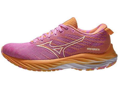 Alabama composiet Kenmerkend Mizuno Wave Rider 26 Women's Shoes Roxy Cyclamen/White | Running Warehouse