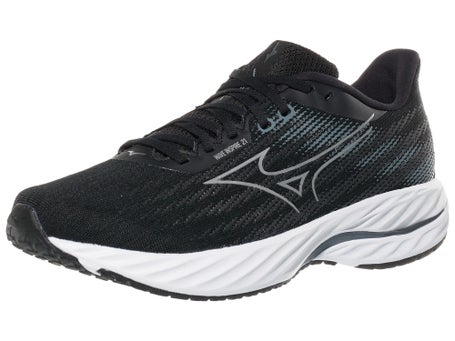 Mizuno Wave Inspire 21 Men's Shoes Black/Silver Running Warehouse