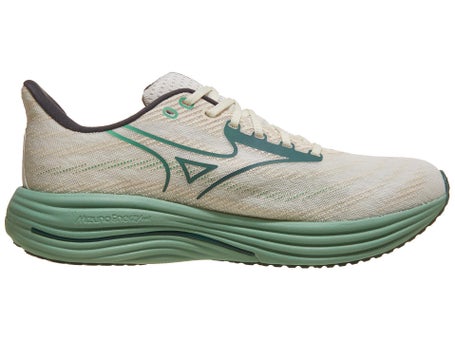 Mizuno Wave Rider 29 Men's Shoes White/Bistro Green Running