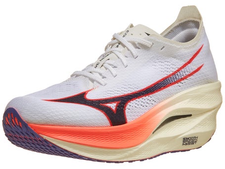 NEW MIZUNO men\'s wave rebellion pro running shoes in white / orange / blue Unisex Mizuno Wave Rebellion Pro 3 | Revolutionary Road  main image 3