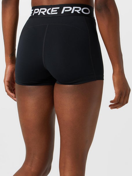Nike Womens Pro 3 Shorts (Red/Black, X-Large)