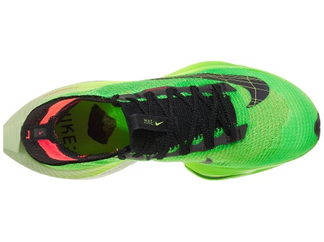 Zoom Alphafly Next% 2 Men's Shoes Green/Blk/Crim Running Warehouse