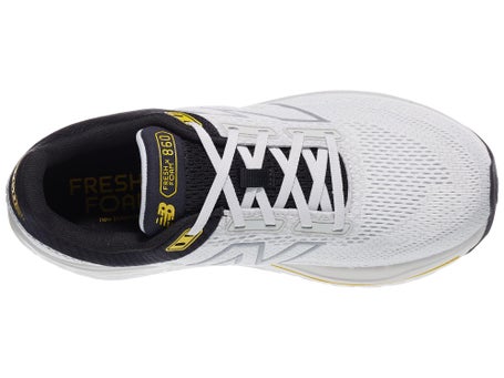New Balance Fresh Foam X 860v14 Mens 9 White Black Yellow Running Shoes M860G14 Men main image 4