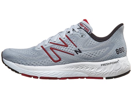 New Balance Fresh Foam X 880 v13 Men's Shoes Grey/Crims | Running Warehouse