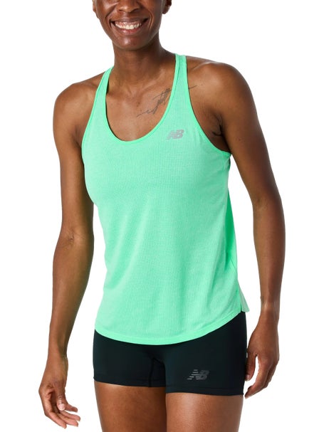 New Balance Womens Athletics Tank Teal