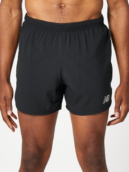 New Balance Men's Accelerate 5 Inch Short, Grey Print, Small at   Men's Clothing store