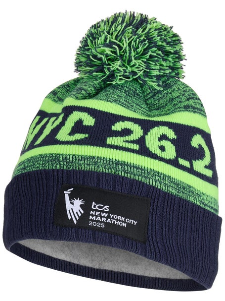 New Balance NYC Marathon 25 Pom Beanie