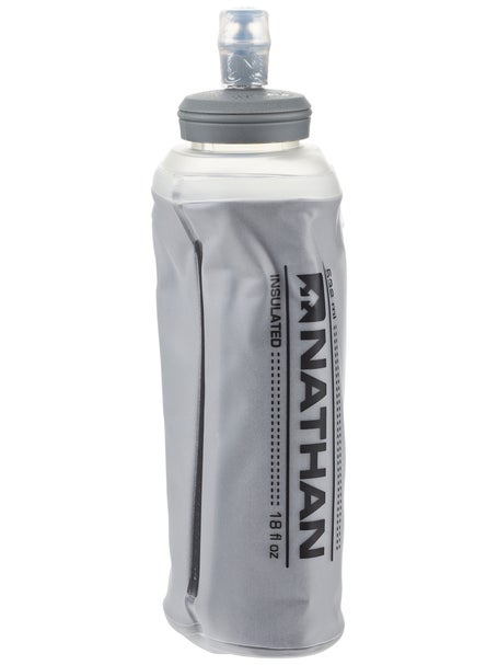 Nathan SpeedDraw Plus Insulated Flask, Handheld Running Water Bottle 18 Oz