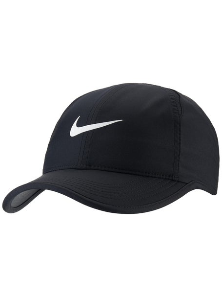  NIKE AeroBill Featherlight Cap, White/Black/Black, One Size :  Clothing, Shoes & Jewelry