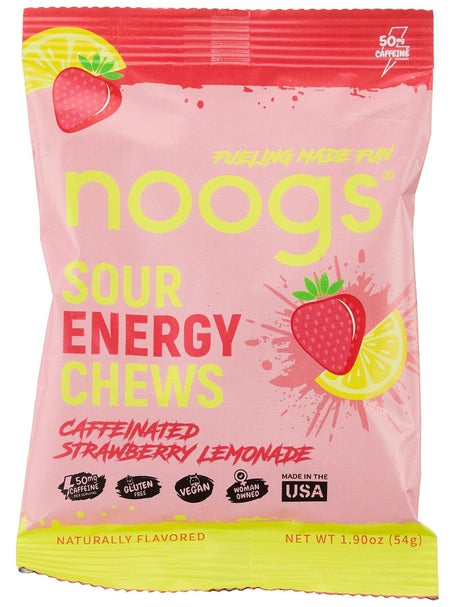 Noogs Caffeinated Sour Energy Chews