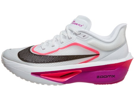 Nike Zoom Fly 6\Womens Shoes\White/Black/Grape/Pink