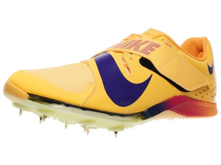 Nike Long Jump Elite Men\'s Size 9 Citron Pulse Indigo Burst Yellow FZ9326-800 Nike Zoom Long Jump Elite Track & Field Citron Pulse FZ9326  main image 2